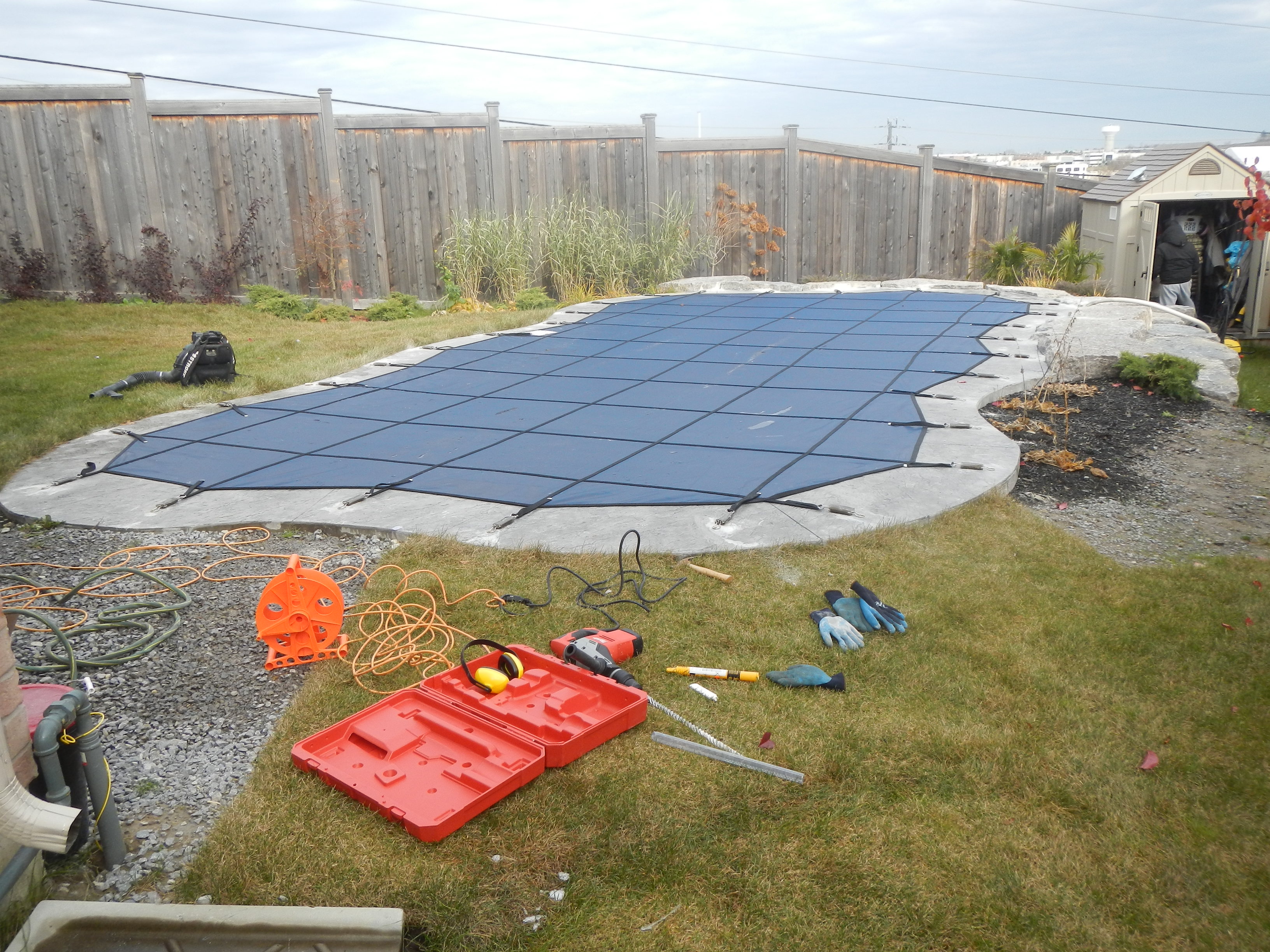 Professional pool maintenance work by Stan's Pools